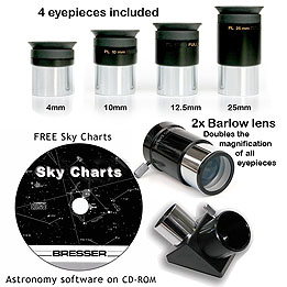Bresser Messier advanced 90mm refractor starter kit